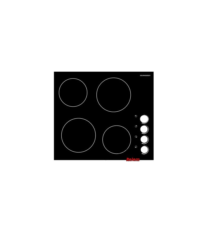 Dessus verre vitrocéramique plaque de cuisson Schneider — free download