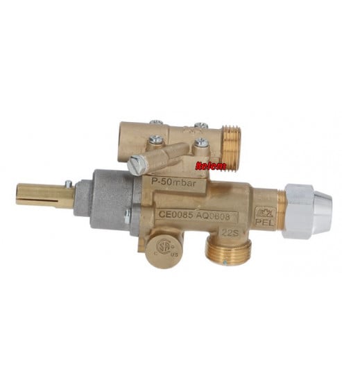 Robinet gaz 22S/O fourneau Zanussi 0M0883