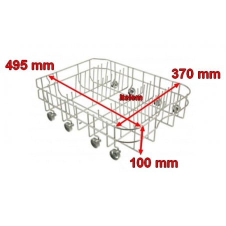Panier inférieur lave-vaisselle Whirlpool 482000009157