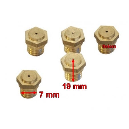 Kit injecteurs gaz butane propane cuisinière plaque de cuisson Scholtès C00121176