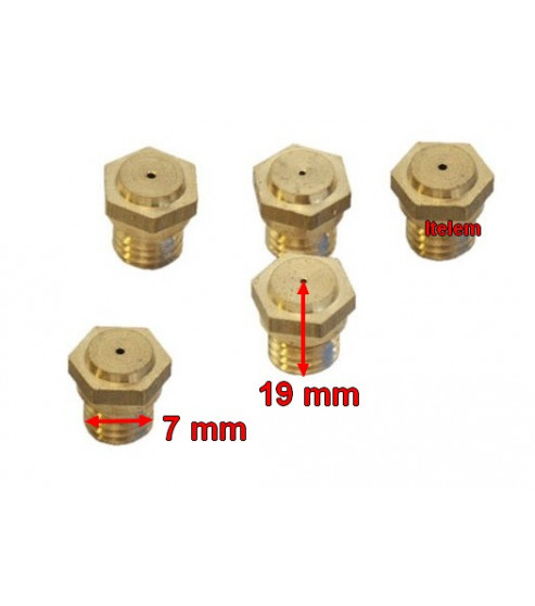 Kit injecteurs gaz butane propane cuisinière plaque de cuisson Scholtès C00121176