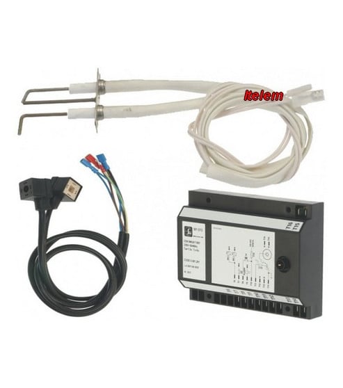 Kit bougie d'allumage detection flamme four Gierre KITELE090300/1