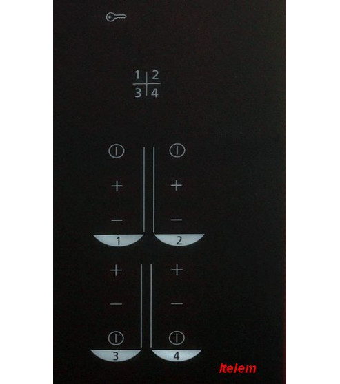 Dessus verre vitrocéramique plaque de cuisson Brandt 72X4401