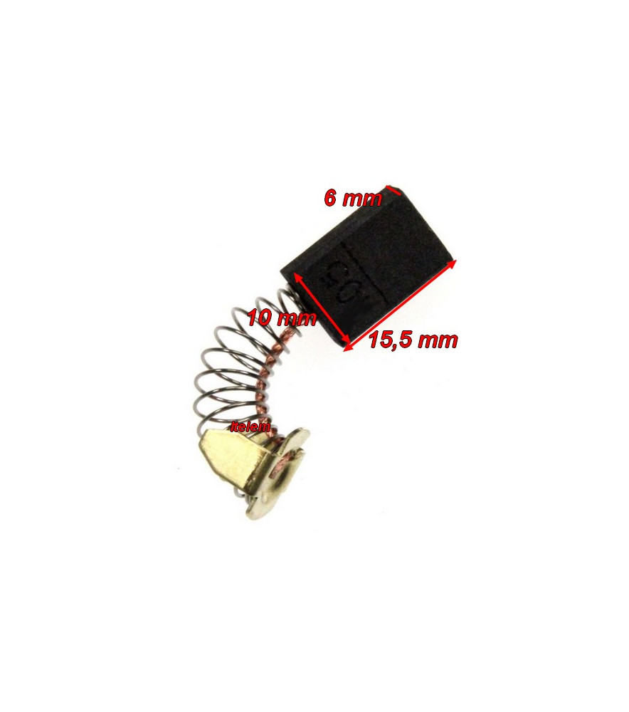 Charbon moteur 10 x 6 x 15,5 mm aspirateur CB105 — free download