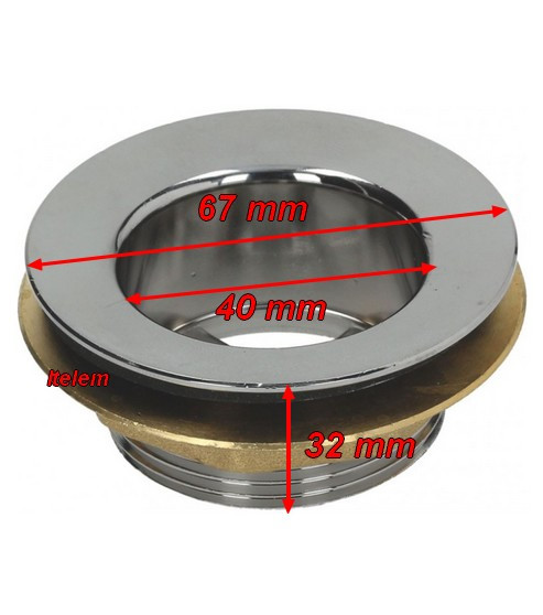 Bonde de vidange lave-vaisselle Alpeninox 0S1310