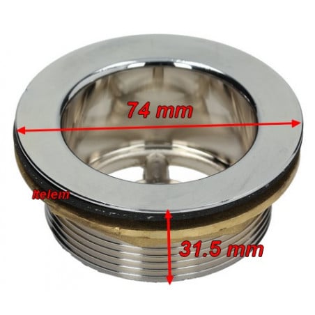 Bonde de vidange complète lave-vaisselle Colged 5400200
