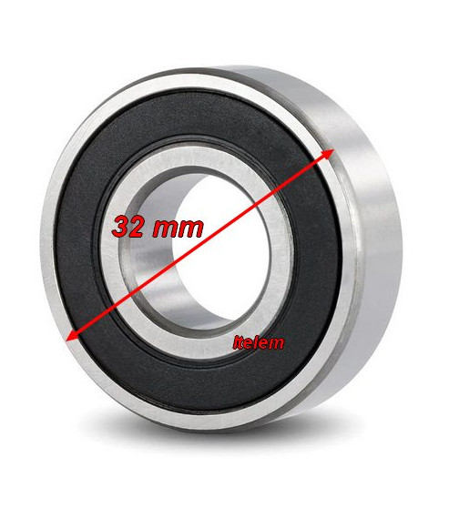 Roulement de palier 32 x 12 x 10 mm lave-vaisselle Comenda 0D5346