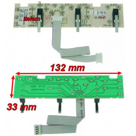 Carte électronique commande robot professionnel Robot Coupe 117813S