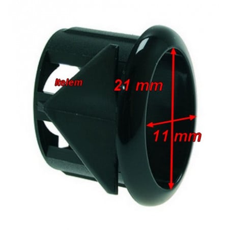 Support de poussoir noir ovale lave-vaisselle Fiamma RST 4.0.000.0503