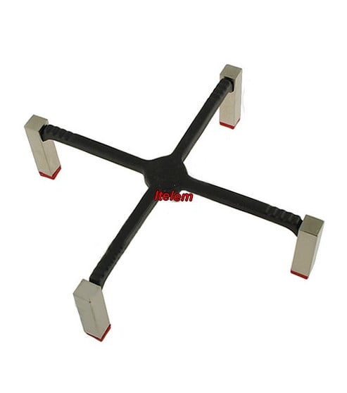 Grille de brûleur auxiliaire table de cuisson Smeg 694091486
