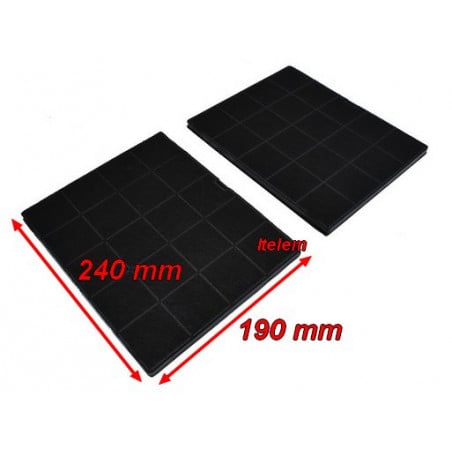 Filtres charbon actif hotte Best 33005299