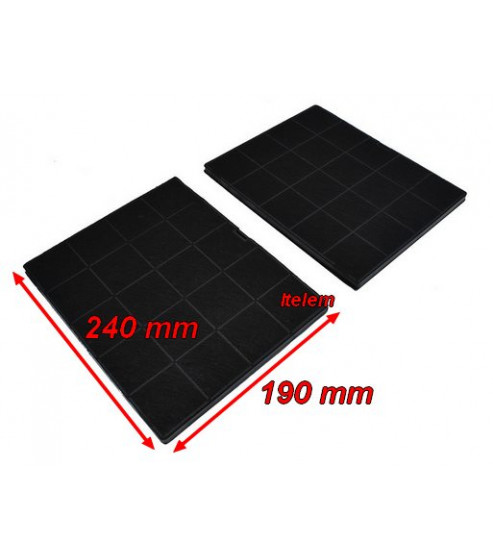 Filtres charbon actif hotte Best 33005299