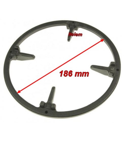 Grille de support Wok plaque de cuisson Siemens 17005938