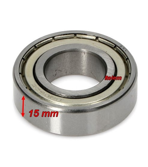 Palier-roulement 25 X 52 X 15 mm lave-linge Faure 5006140800
