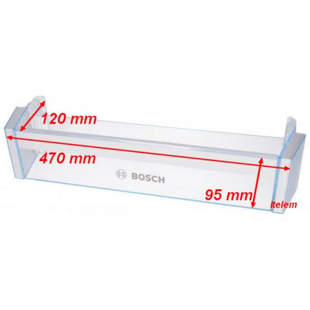 Balconnet porte bouteille réfrigérateur Bosch 00704406
