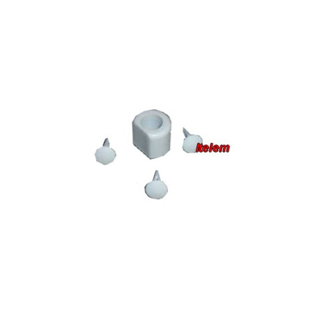 Kit assemblage porte gauche réfrigérateur Beko 4936741800