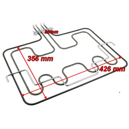Résistance de grill four cuisinière Electrolux 3878253511