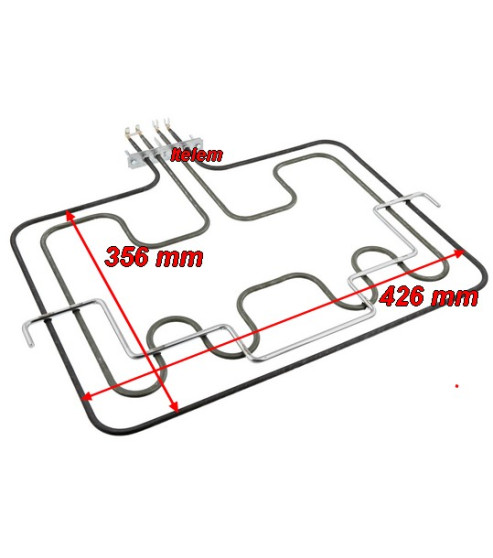 Résistance de grill four cuisinière Electrolux 3878253511