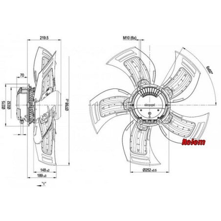 Ventilateur ebmpapst S3G800-AU21-09