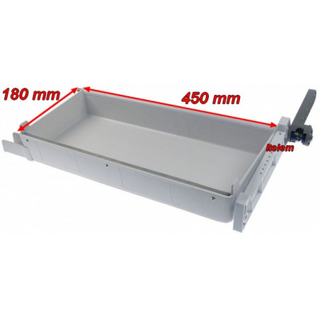 Bac à glaçons 180x450 mm machine à glaçons Icematic 81400154
