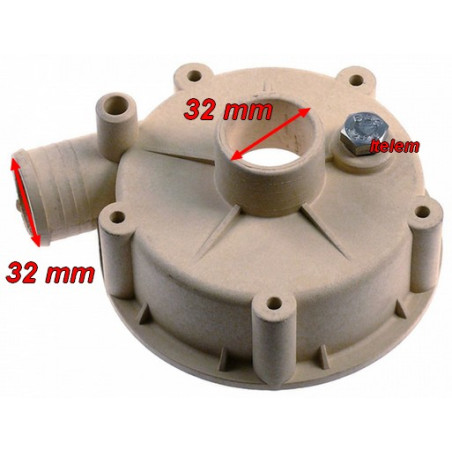 Flasque pompe AP 6300 Alba pumps 78 mm lave-verres Zanussi 049186