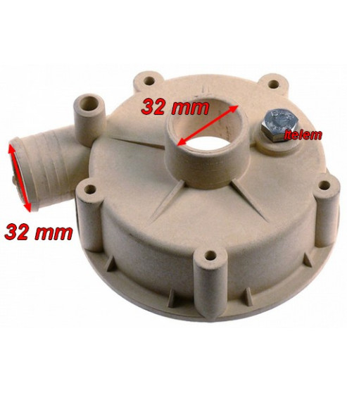 Flasque pompe AP 6300 Alba pumps 78 mm lave-verres Zanussi 049186