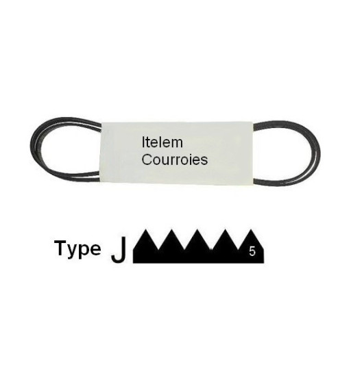 Courroie 1281J5 lave-linge Vedette AS0033314