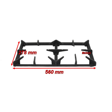 Grille 2 feux fourneau Emmepi C10078