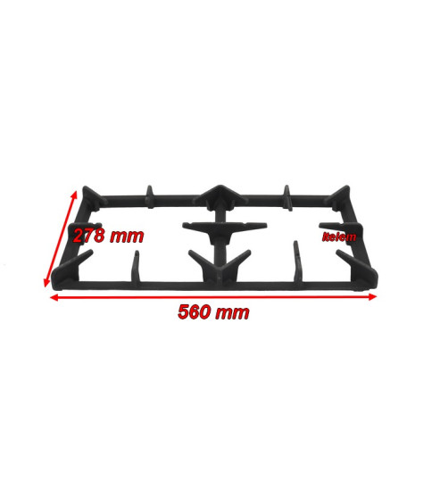 Grille 2 feux fourneau Emmepi C10078