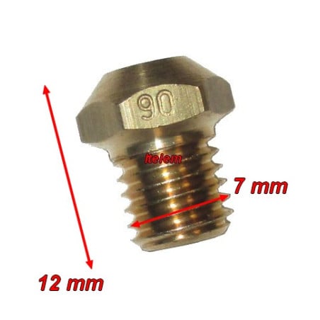 Injecteur four gaz butane calibre 90 cuisinière Far 131100056