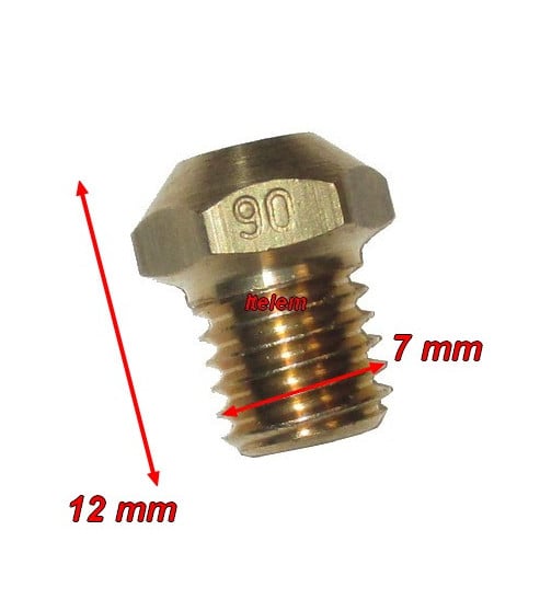 Injecteur four gaz butane calibre 90 cuisinière Far 131100056
