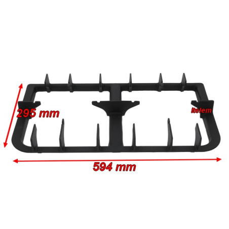 Grille 2 feux fourneau Ascaso MA1032101101