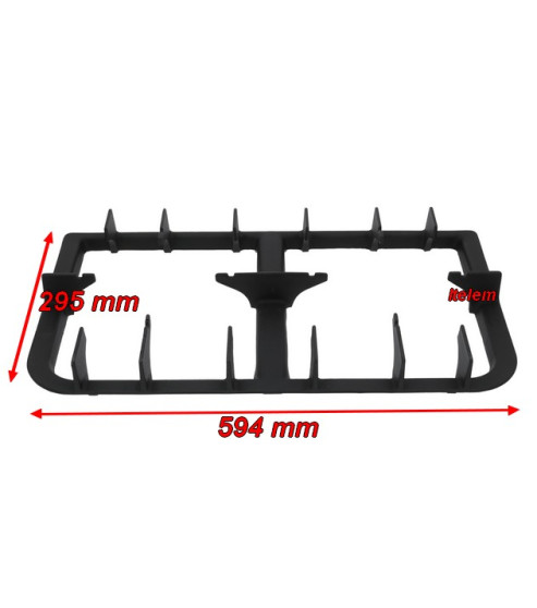 Grille 2 feux fourneau Ascaso MA1032101101