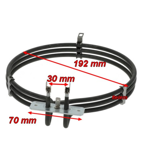 Résistance circulaire four Indésit C00141180