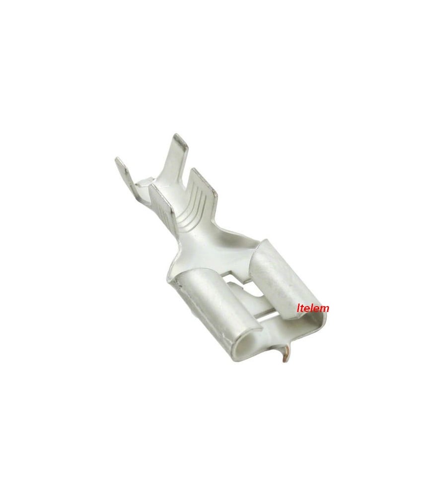 Cosse Faston femelle 6.3 mm plate à sertir