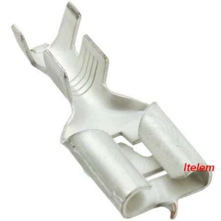 Cosse Faston femelle 6.3 mm plate à sertir