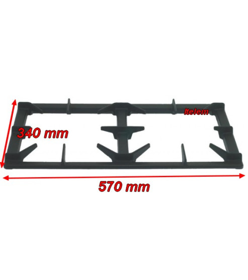 Grille double fourneau Modular 681.008.00