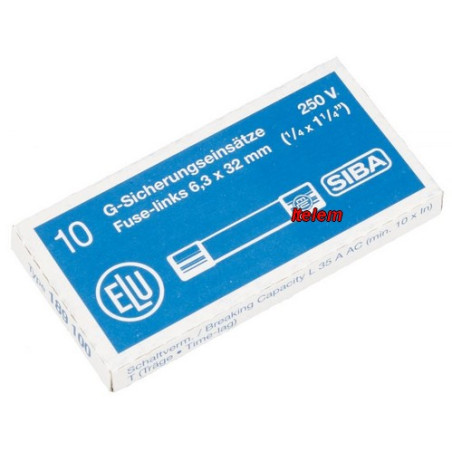 Fusibles 0,7A 250V 6,3X32 mm