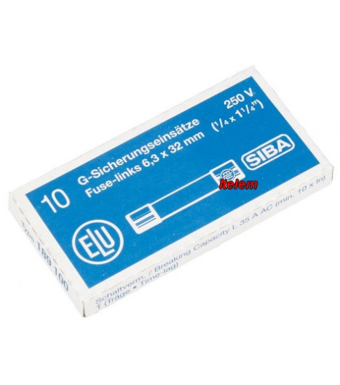 Fusibles 0,7A 250V 6,3X32 mm