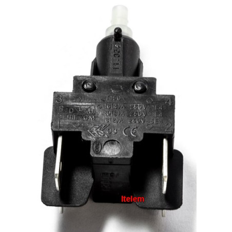 Interrupteur 4 cosses marche-arrêt lave-linge Indésit C00030358