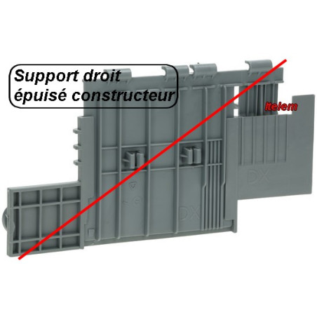 Rail droit panier supérieur lave-vaisselle SMEG 698290726