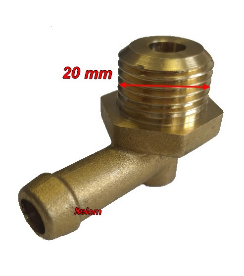 Coude 90° lave-vaisselle Comenda Hoonved 510403