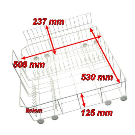 Panier inférieur lave-vaisselle Miele 6024100