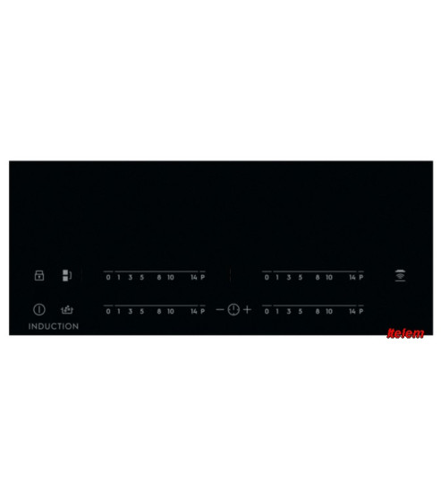 Dessus verre vitrocéramique table induction Electrolux 5551130767