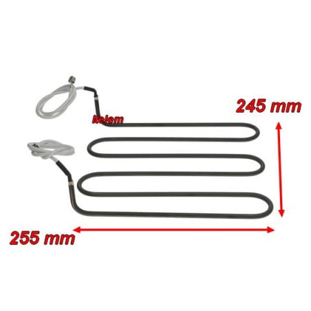 Résistance 1750W plaque à snaker  Roller Grill 2412690575