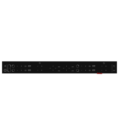 Dessus verre vitrocéramique table induction Brandt AS0075338