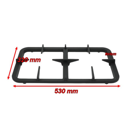Grille feu vif fourneau Tecnoinox RC00376000