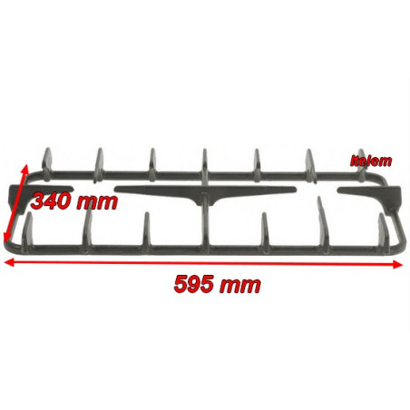 Grille double feu vif fourneau plaque coup de feux Zanussi 002446