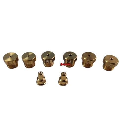 Kit injecteurs gaz butane friteuse Metro 2591800