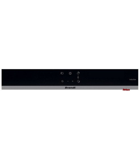 Dessus verre vitrocéramique table induction Brandt AS0070225